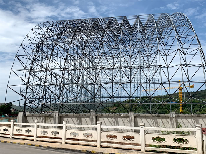 大安山寨矿储煤棚网架
